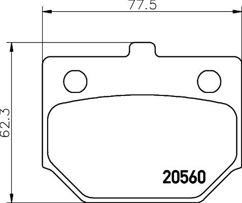 MINTEX MDB1125: Plăcuțe de frână