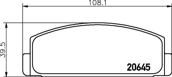 MINTEX MDB1148: Piduriklotsid