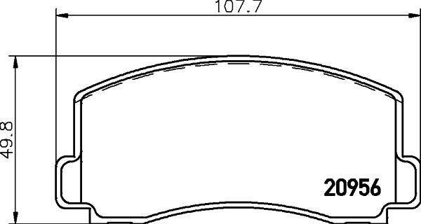 MINTEX MDB1216: Τακάκια φρένων