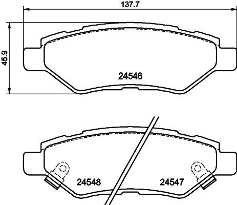 MINTEX MDB2898: Piduriklotsid