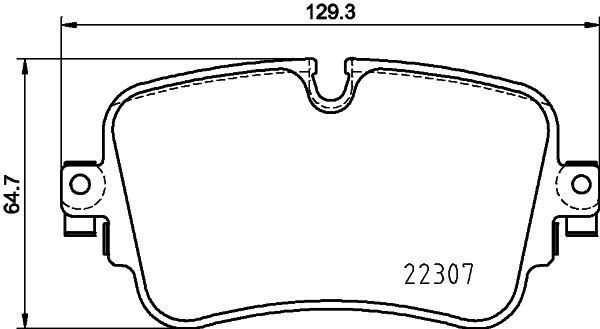 MINTEX MDB3891: Piduriklotsid koos pidurisadula kruvidega