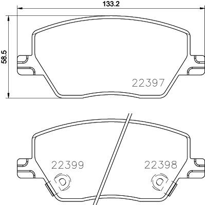 MINTEX MDB3896: Kit pastiglie freni con accessori, con bulloni pinza freno