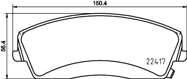 MINTEX MDB3918: Piduriklotsid koos lisadega