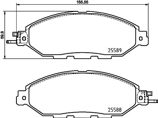 MINTEX MDB3926: Piduriklotsid