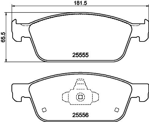 MINTEX MDB3971: Piduriklotsid