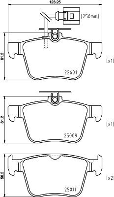 MINTEX MDB3973: Piduriklotsid