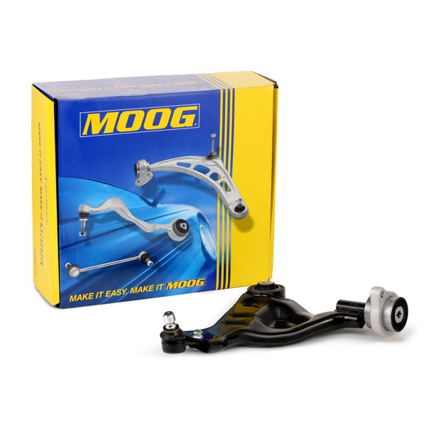 MOOG ME-WP-14046: Braccio oscillante, sospensione ruota con snodo portante/di guida, con cuscinetto in gomma