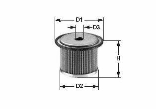 CLEAN FILTER MG1611: Degvielas filtrs