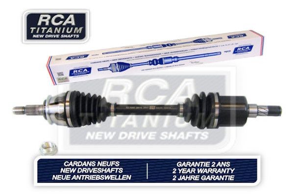 RCA FRANCE MIN112N: Drivaksel framaksel venstre, 590mm