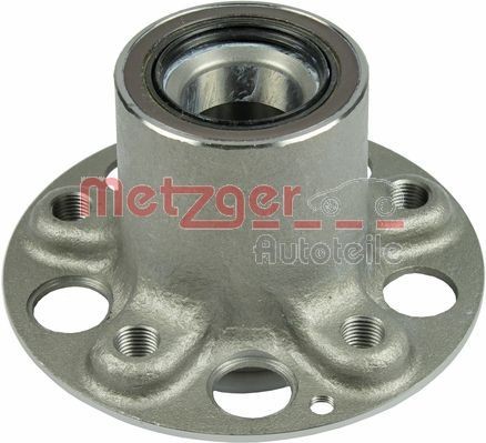 METZGER N 1036: Set rulment roata Axa fata stanga, Axa fata dreapta, cu rulment roata integrat, cu senzor magnetic inelar integrat
