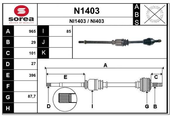 SNRA N1403: Planetara 965mm
