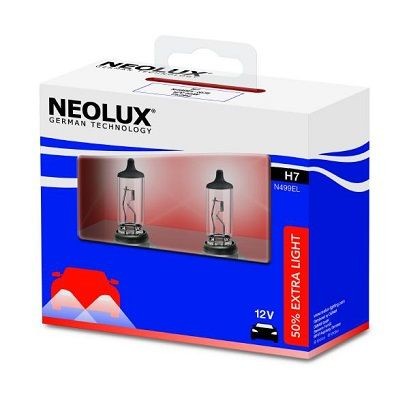 NEOLUX® N499EL-SCB: Ampoule, projecteur longue portée 12V, 55W, H7 ExtraLight