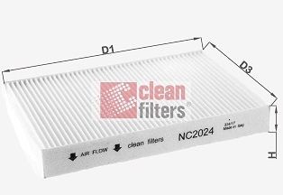 CLEAN FILTER NC2024: Filter, salongiõhk Filtrer