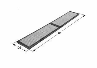 CLEAN FILTER NC2343: Filtrs, Salona telpas gaiss Filtra patrona