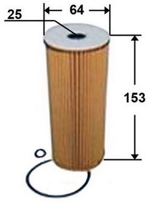 JS ASAKASHI OE0031: Õlifilter