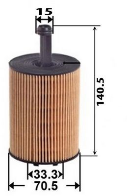 JS ASAKASHI OE0033: Oliefilter