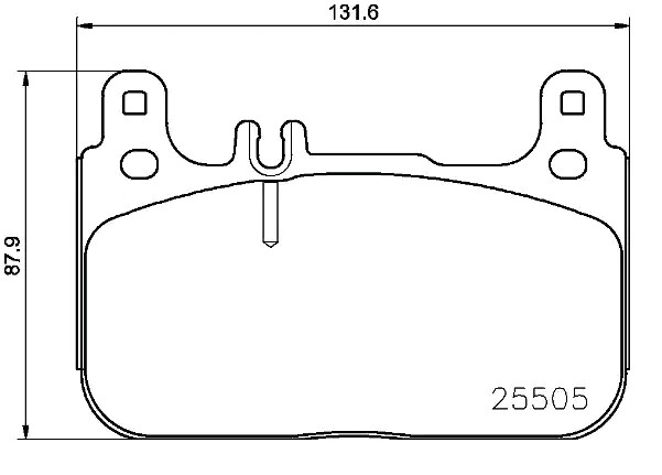 BREMBO P 50 128: Bremžu kluči PRIME LINE bez piederumiem, ar piespiedējplāksni