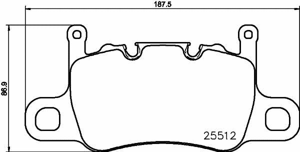 BREMBO P 65 037: Piduriklotsid PRIME LINE ilma lisavarustuseta, koos kokkusurumisvastase plekiga