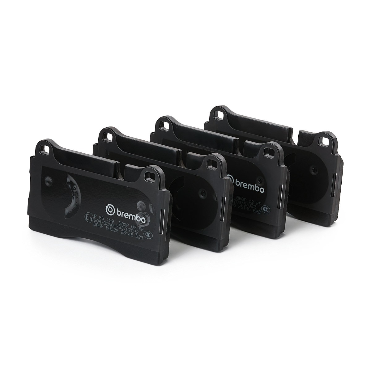 BREMBO P 85 159: Piduriklotsid PRIME LINE ilma lisavarustuseta, koos kokkusurumisvastase plekiga
