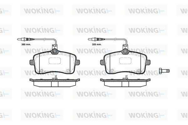 WOKING P10023.04: Piduriklotsid Esisild, koos lisadega, koos kleepfooliumiga, koos kruvidega