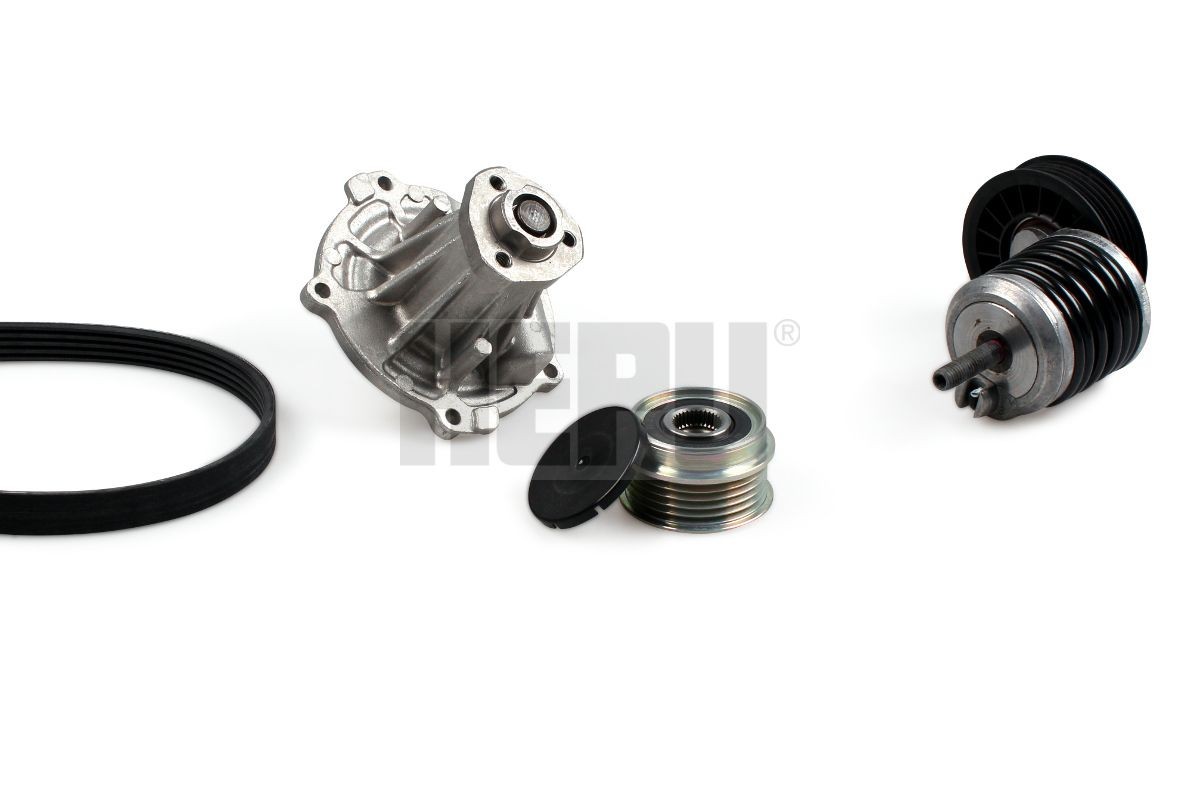 HEPU PK05425: Pompa acqua + Kit cinghia Poly V Attrezzi speciali necessari per montaggio