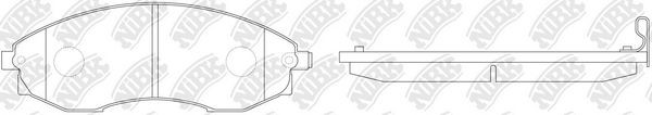 NiBK PN8210: Piduriklotsid Tagasild
