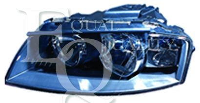 EQUAL QUALITY PP0150D: Priekinis žibintas dešinė, H7/H7, su LDR servovarikliu