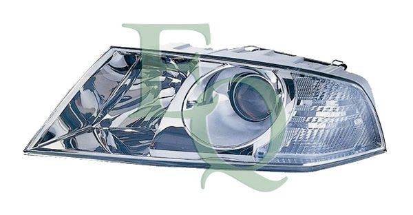 EQUAL QUALITY PP0991D: Projecteur principal droit, W5W, PY21W, H7/H1, avec commande pour correcteur de site projecteur