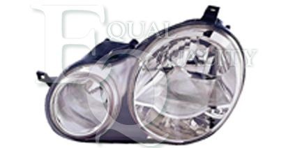 EQUAL QUALITY PP1017S: Koplamp Links, H7/H1, Knipperlamp kleur: Transparant