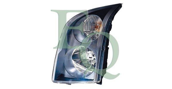 EQUAL QUALITY PP1023D: Priekinis žibintas dešinė, W5W, H7/H7, PY21W, su LDR servovarikliu