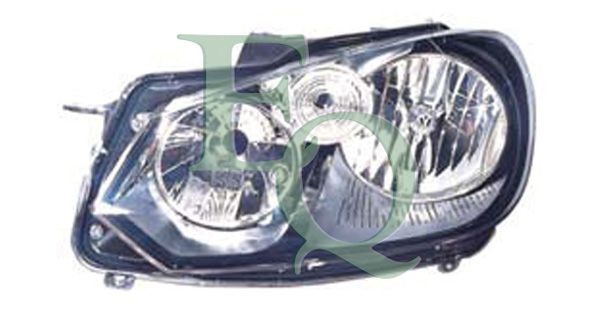 EQUAL QUALITY PP1115S: Priekinis žibintas kairė, H7, W5W, H15, su elektros varikliu