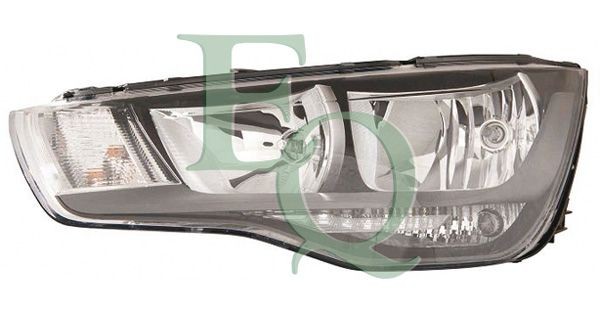 EQUAL QUALITY PP1245S: Priekinis žibintas kairė, su elektros varikliu