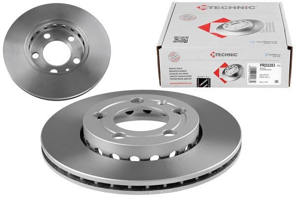 PROTECHNIC PRD2283: Piduriketas Ø: 239mm, sisemine õhutus, Ø: 239mm, värvitud, koos kruvidega