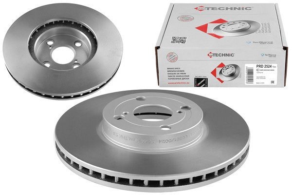 PROTECHNIC PRD2524: Piduriketas Ø: 275mm, sisemine õhutus, Ø: 275mm, värvitud