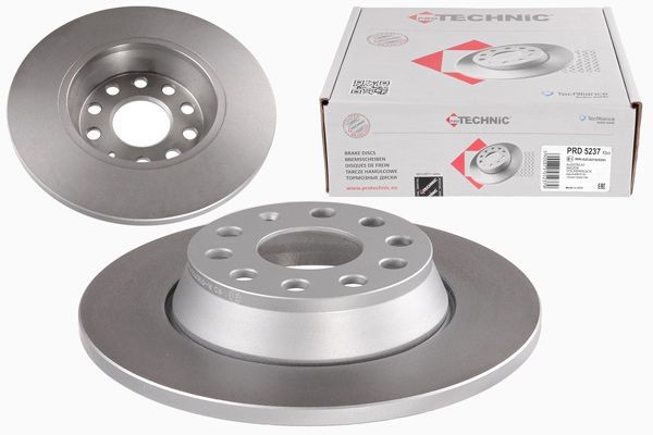 PROTECHNIC PRD5237: Piduriketas Ø: 286mm, täis, Ø: 286mm, värvitud, koos kruvidega