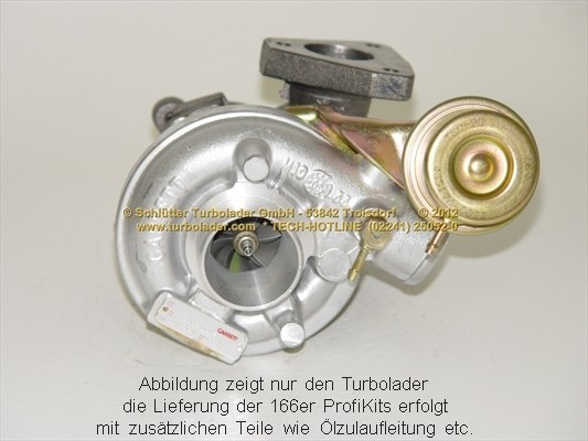 SCHLÜTTER TURBOLADER PRO-00530: Turbod koos paigaldus-/kinnitusmaterjaliga, õli juurdevoolu torustikuga, proturbo concept ® - KIT with ADVANCED GUARANTEE