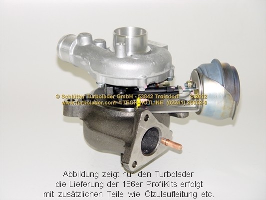 SCHLÜTTER TURBOLADER PRO-00640: Turbod koos paigaldus-/kinnitusmaterjaliga, õli juurdevoolu torustikuga, proturbo concept ® - KIT with ADVANCED GUARANTEE