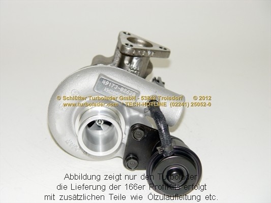 SCHLÜTTER TURBOLADER PRO-00870: Turbod koos paigaldus-/kinnitusmaterjaliga, õli juurdevoolu torustikuga, proturbo concept ® - KIT with ADVANCED GUARANTEE