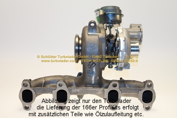 SCHLÜTTER TURBOLADER PRO-08320: Turbod koos paigaldus-/kinnitusmaterjaliga, õli juurdevoolu torustikuga, proturbo concept ® - KIT with ADVANCED GUARANTEE.