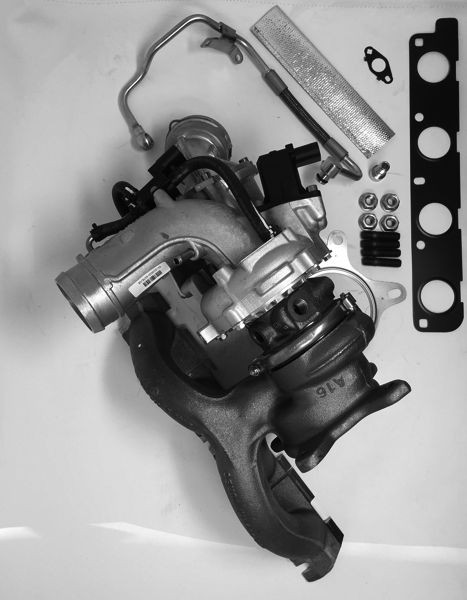 SCHLÜTTER TURBOLADER PRO-09310: Turbod proturbo concept ® - PLUS with ADVANCED GUARANTEE koos paigaldus-/kinnitusmaterjaliga, õli juurdevoolu torustikuga