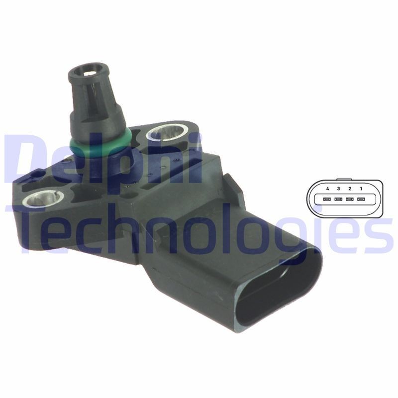 DELPHI PS10118: Lufttrykksensor, høydetilpasning