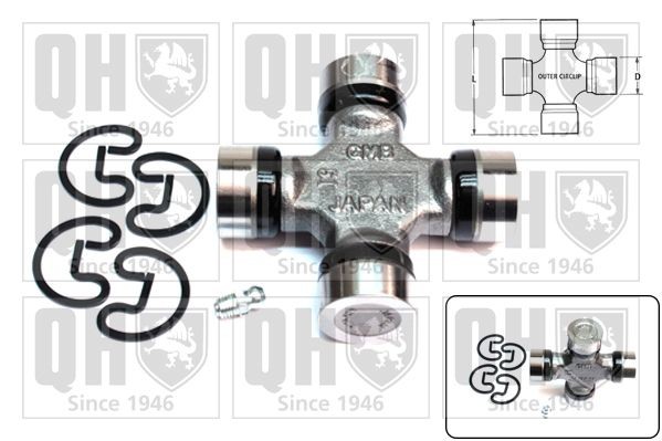 QUINTON HAZELL QL2104: Cruce ax, Roata dintata conica de echilibrare-Diferential