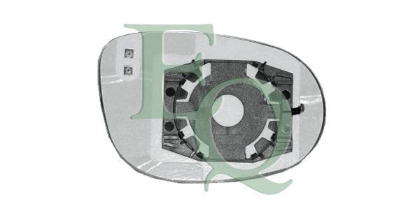 EQUAL QUALITY RD02007: Vetro specchio, specchio esterno Dx, con supporto