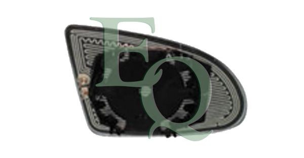 EQUAL QUALITY RD02154: Vidro de espelho, espelho retrovisor exterior à direita, com suporte