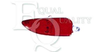 EQUAL QUALITY RN0002: Baklykt venstre, med pæreholder, med reflektor