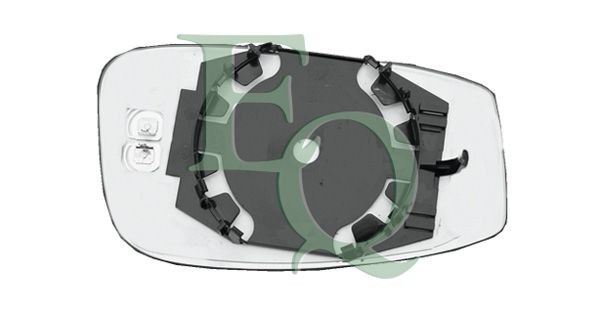 EQUAL QUALITY RS00253: Sticla oglinda, oglinda retrovizoare exterioara stanga