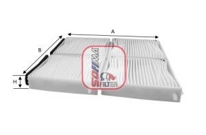 SOFIMA S 3235 C: Salono filtras dalelių filtras
