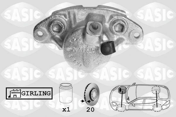 SASIC SCA4005: Pidurisadul esisild paremal