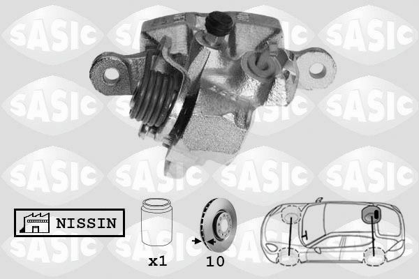 SASIC SCA6003: Pidurisadul Tagasild paremal