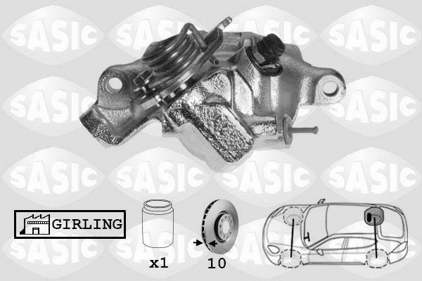 SASIC SCA6073: Pidurisadul Tagasild paremal